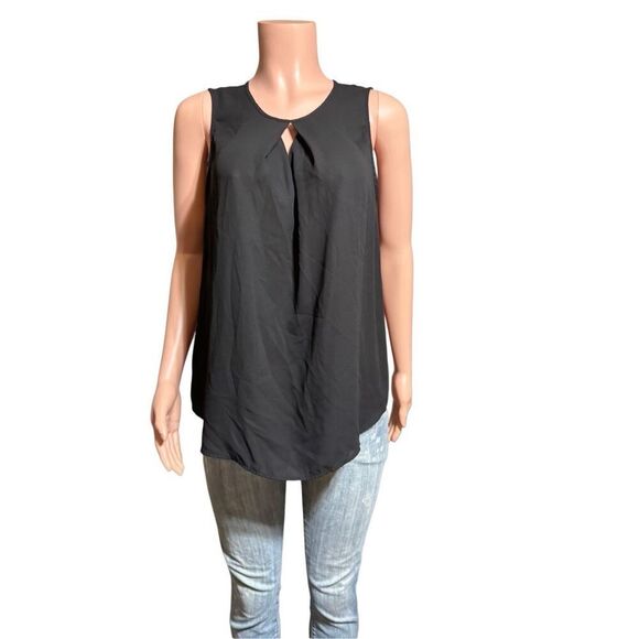 Forever 21 sleeveless black hi low top M - Picture 4 of 7